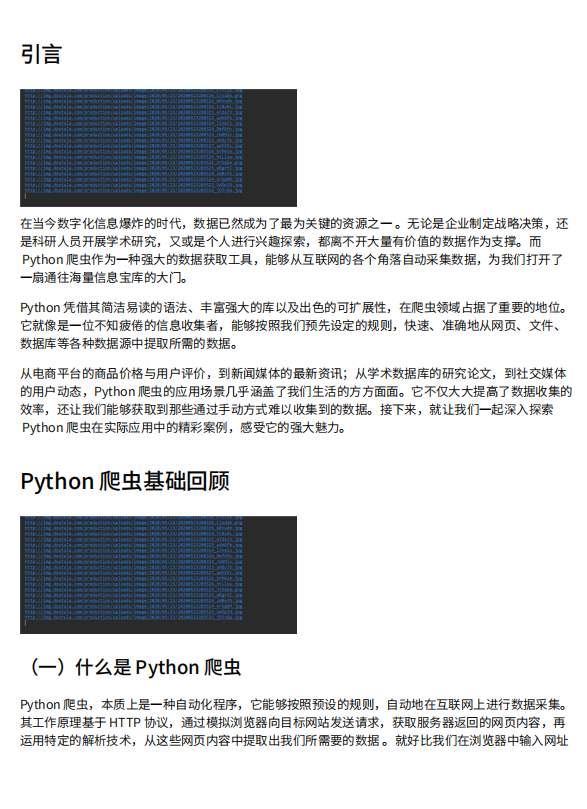 Python爬蟲：自動化數(shù)據(jù)抓取技術及其廣泛應用實例 PDF 下載 圖1
