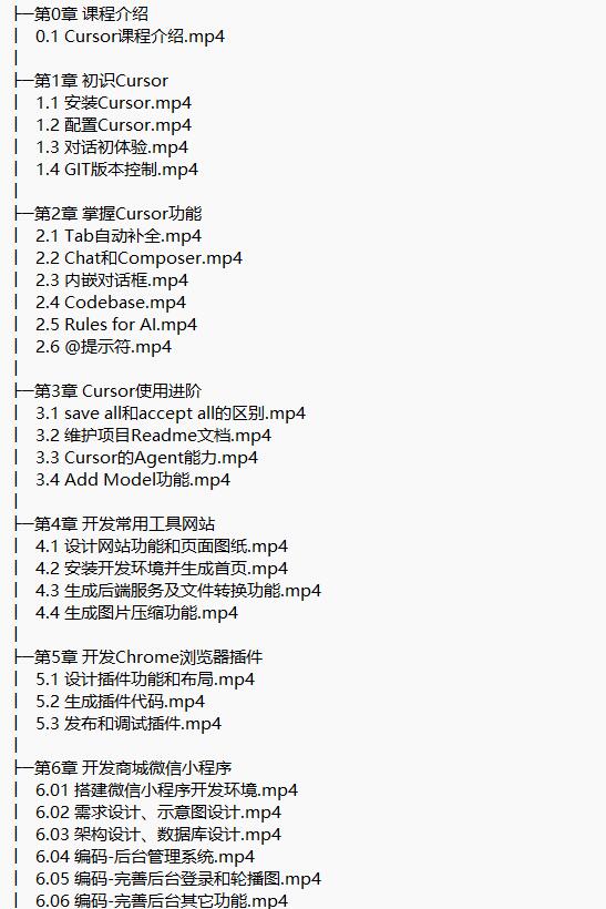 人工智能AI Cursor快速入門與實戰(zhàn) 視頻教程 下載 圖1